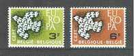 BELGIE  EUROPA ZEGELS  1961  ** - 1961