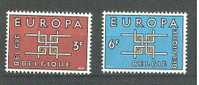 BELGIE  EUROPA ZEGELS  1963  ** - 1963