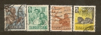 TANGANYKA  Tanzania   N.  41-42-43-45/US-   1961 - Lot Lotto - Tanganyika (...-1932)
