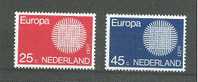 NEDERLAND  EUROPA ZEGELS 1970  ** - 1970