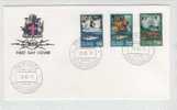 Iceland FDC 18-11-1971 Fishing Industry Complete Set Of 3 - FDC