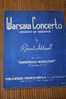 WARSAW CONCERTO  DE VARSOVIE RICHARD ADDINSELL FILM DANGEROUS MOONLIGHT  FRANCIS DAY EDITIO MUSIQUE CLASSSIQUE PARTITION - Componisten Van Filmmuziek