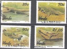 Venda 1992 Michel 246 - 249 O Cote (2002) 6.40 Euro Crocodiles Cachet Rond - Venda