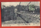 F1158 Fribourg, Le Pont Suspendu En Gros Plan,petite Animation.Affranchissement Frontal Fribourg 1907 Burgy 4383 - Fribourg