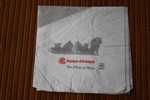 KENYA AIRWAY  SERVIETTE EN PAPIER  COMPAGNIE AERIENNE  LIONS ET LIONNES LEON - Company Logo Napkins