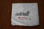 KENYA AIRWAY  SERVIETTE EN PAPIER  COMPAGNIE AERIENNE  LIONS ET LIONNES LEON - Serviettes Publicitaires