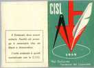 TESSERA SINDACATO CISL 1959- - Otros & Sin Clasificación