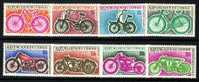 CONGO BRAZZAVILLE  1969  MICHEL NO: 184 - 191  MNH - Motorräder