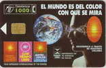 # SPAIN PU130 El Mundo Es Del Color 1000 Orga 04.97 Tres Bon Etat - Otros & Sin Clasificación