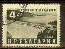 BULGARIA 1952 Vasil Kolarov Dam - 4s. - Green FU - Usados