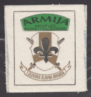 BOSNIA ARMY - 1ST FAMOUS BRIGADE OF OLOVO ,WAR 1991-1995 * Very Rare Patch ! - Escudos En Tela