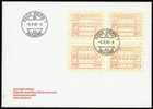Suisse * ATM Type 8A * FDC 1990 - 4 Valeurs - Automatic Stamps