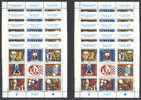 Jugoslawien – Yugoslavia 1995 World Chess Champions II Mini Sheet Of 8 + Label MNH, 20 X; Mi.2723-30 - Ungebraucht