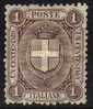 ITALIA 1896 - Stemma 1 C. *   (NT !) - Mint/hinged