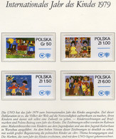 UNO Jahr Des Kindes 1979 Poland 2603/6 ** 2€ Zeichnung Eisenbahn Wiese Kranken-Schwester Familie UNICEF Childrens Polska - Neufs