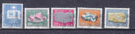 1961    PP      N° 103 à 107    OBLITERES        CATALOGUE  ZUMSTEIN - Used Stamps