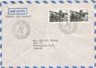 F.D.C. Aereo Helsinki (Finlandia) 1954, Circulado A Canada - Lettres & Documents