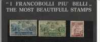 SM 1945 PALAZZO DEL GOVERNO DA FOGLIETTO SERIE COMPLETA TIMBRATI - Used Stamps