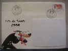 Grande Enveloppe Illustrée FFAP Fête Timbre 2008 POUILLY LES FEURS (42) - Storia Postale