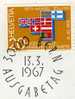 EFTA Freihandelszone 1967 Schweiz 852 Plus FDC O 1€ Aufhebung Zoll-Schranken CEPT Sympathie-Ausgabe Cover From Helvetia - Covers & Documents