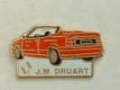 PIN'S RENAULT 19 CABRIOLET - J.M DRUART - Renault