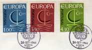 Europa-Ausgabe 1966 Portugal 1012/4 Plus FDC O 19€ Schiff Mit Segel CEPT Cover From Europa - Brieven En Documenten