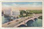 ASIA - PHILIPPINES - MANILA -  Jones Bridge - NEW POST OFFICE - Boats - CARS - Wagons - 1942 - Philippines