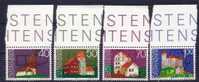 LIECHTENSTEIN  - 1975 - Patrimoine Architectural  - Yvert 573/576** - Unused Stamps