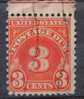 OS.21-6-1. Unites States, USA, 1930 - Postage Due 3 Cents - Portomarken