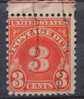 OS.21-6-1. Unites States, USA, 1930 - Postage Due 3 Cents - Strafport