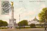 AK - BERLIN - SIEGESSAULE MIT REICHSTAGSGEBAUDE - 1910 - Muro De Berlin