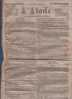 JOURNAL L´ETOILE 13 (14) 01 1827 - LONDRES PORTUGAL - TIVOLI INONDATIONS - ETATS UNIS ANGLETERRE COMMERCE - NANCY - 1800 - 1849