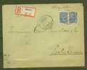 FINLANDE 1914 N° 64 Paire Obl. S/Lettre Entiére Recommandée - Lettres & Documents