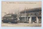 1624. BRON - TERMINUS DU TRAMWAY ET BRASSERIE LULLI - TRAMWAY - Bron