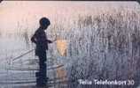 # SWEDEN 60111-119 Children Fishing 30 Gem 01.96  Tres Bon Etat - Suecia