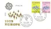 ITALY  1972  EUROPA CEPT FDC - 1972