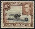 Kenya Uganda Tanganyika - 1938 KGVI 1s Brown MH* - Kenya, Ouganda & Tanganyika