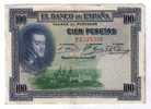 BILLETE DE 100 PESETAS DE 1925 - BONITO - 100 Peseten