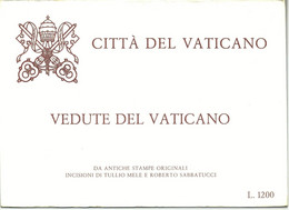 1982 Vaticano KIT 4 Cartoline Postali  Lire 300 Vedute Del Vaticano - 4 Annulli Differenti [Leggi / Read] - Postwaardestukken