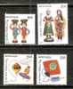 India 2010 Children´s Day Kite Toy Seller Spinning Top Puppet Doll 4v MNH Inde Indien - Ongebruikt