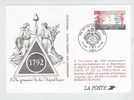 France Postal Stamped Stationery  AN 1 1792 - 1992  26-9-1992 With Cachet - Official Stationery