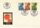 PORTUGAL FDC MICHEL 1026/28 EUROPA 1967 - 1967