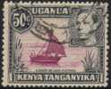 Kenya Uganda Tanganyika - 1938 KGVI 50c Reddish Purple Used - Kenya, Ouganda & Tanganyika