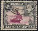 Kenya Uganda Tanganyika - 1938 KGVI 50c Reddish Purple Used - Kenya, Uganda & Tanganyika