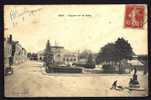 CPA  ANCIENNE- FRANCE- MER (41)- LE SQUARE DE LA HALLE- TRES BELLE ANIMATION- ATTELAGE- MONUMENT-FONTAINE ? - Mer