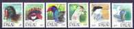 Palau 1991 Birds Oiseaux  Aves  Moorhen Fantail Dove Tern Heron Frigatebird Egret Cockatoo Parrotfinch MNH - Papagayos