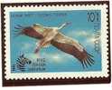 Union Sovietica Soviet Union Russia 1991 Birds Oiseaux  Aves  White Stork Ciconia Zoo Relief Fund MNH - Storchenvögel