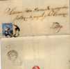 3538  Envuelta, Coruña 1865, Rueda De Carreta Nº 4 - Cartas & Documentos