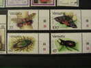 Va Insectes 4 Timbres - Vanuatu (1980-...)