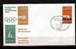 ALLEMAGNE   Enveloppe  Cachet  WORMS 1    JO 1972  Lutte Voile - Worstelen